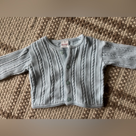 Hanna Andersson Other - Hannah Anderson Baby blue, Knit Cardigan 60 | 3-6 months